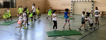 Handball Schnupperstunde an der Hubäckerschule